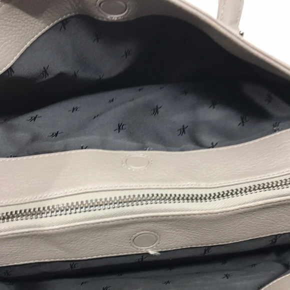 Kenneth Cole Gray leather Handbag MSRP $170 - Picture 7 of 8